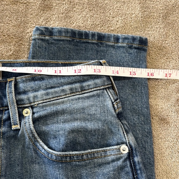 Everlane OG Cheeky Crop Blue Straight Leg Jeans - Picture 8 of 11
